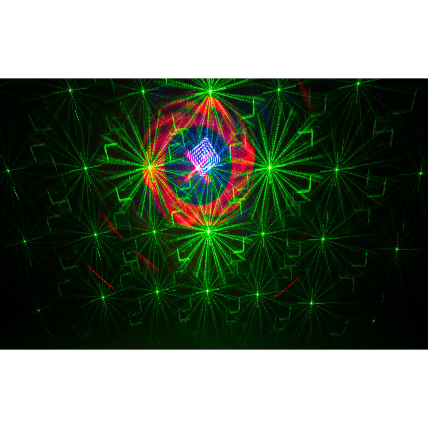 Bateryjny efekt świetlny LED z laserem RGB TINYLED-LASRGB