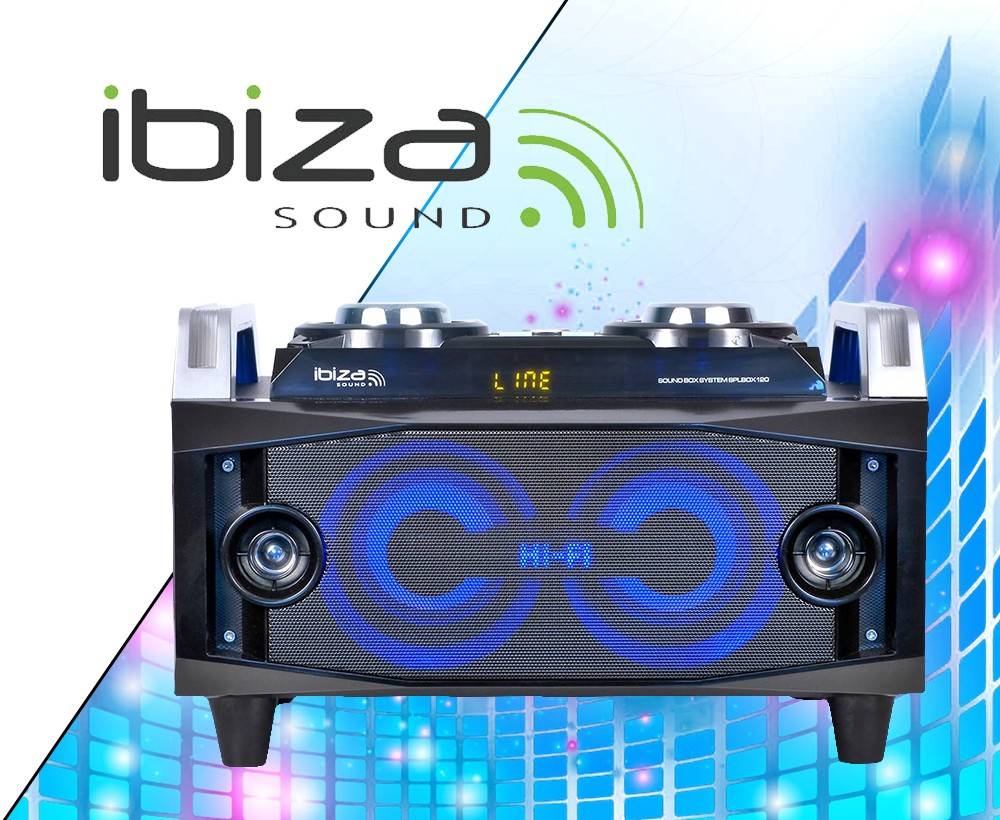Boombox 120W Ibiza SPLBOX120