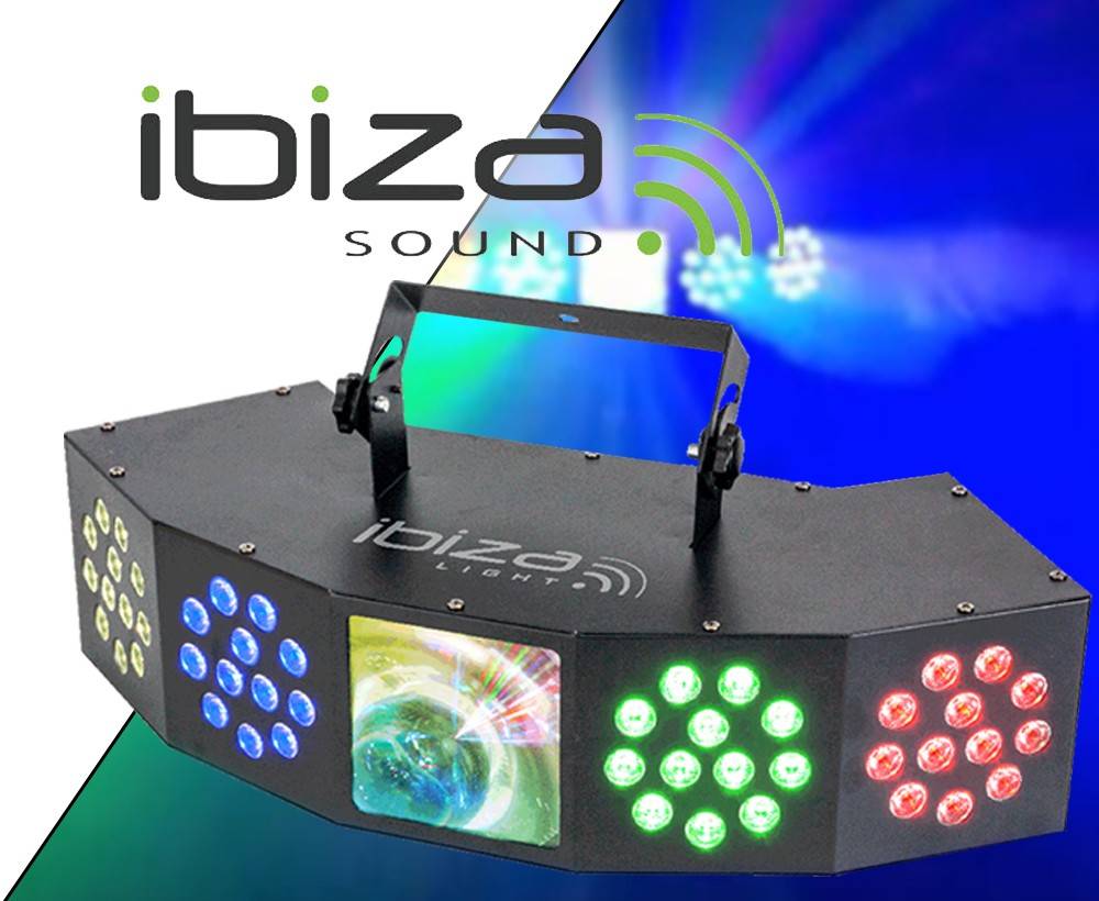 Efekt świetlny Ibiza 3-IN-1 COMBI-FX4