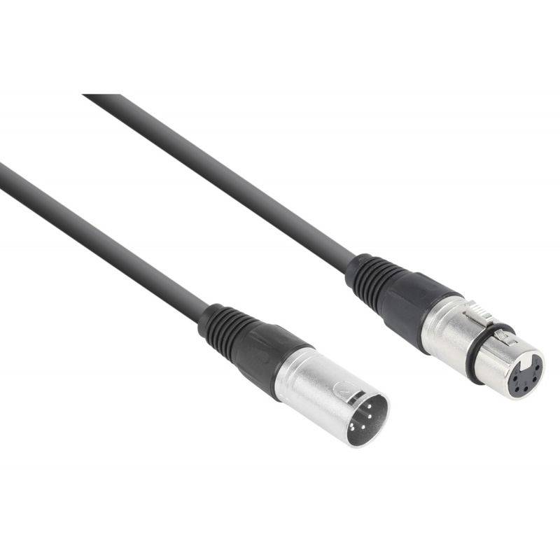 Kabel DMX PD Connex 5-pinowy XLR męski-żeński 3 m