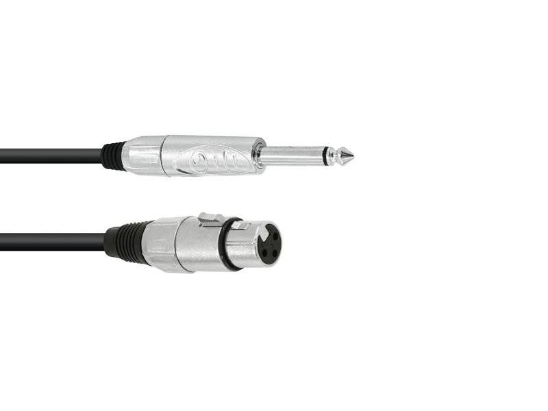 Kabel głośnikowy XLR f - JACK 6,35mm 5m AC-215