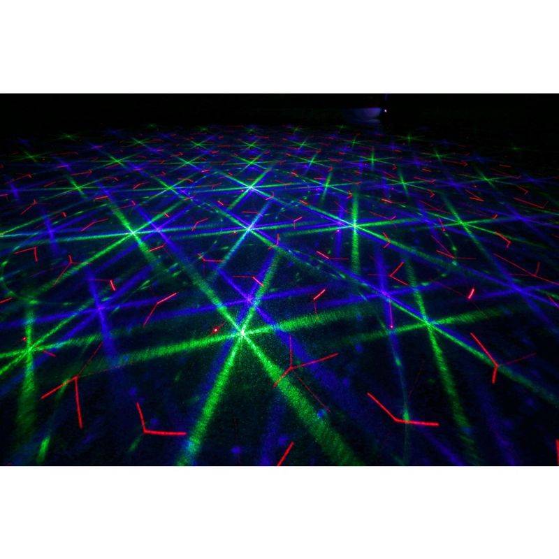 Laser podwójny RGB z GOBO BeamZ Bianca 