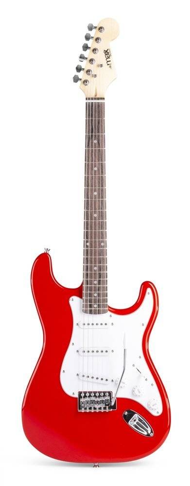 Zestaw: Gitara elektryczna Gigkit Max czerwona+ wzmacniacz+ akcesoria