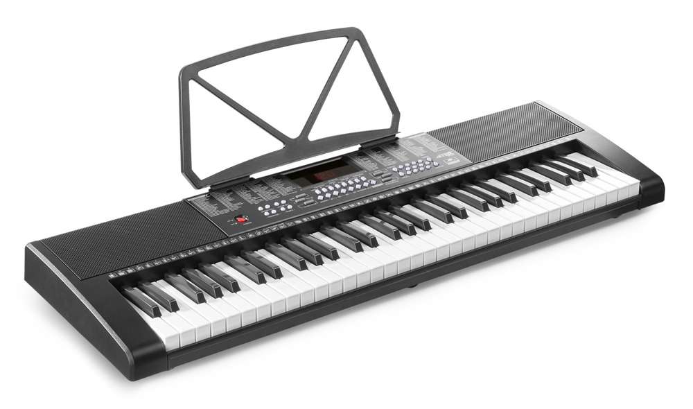Zestaw: Keyboard KB5 Max 61 podświetlanych klawiszy+ statyw stołek